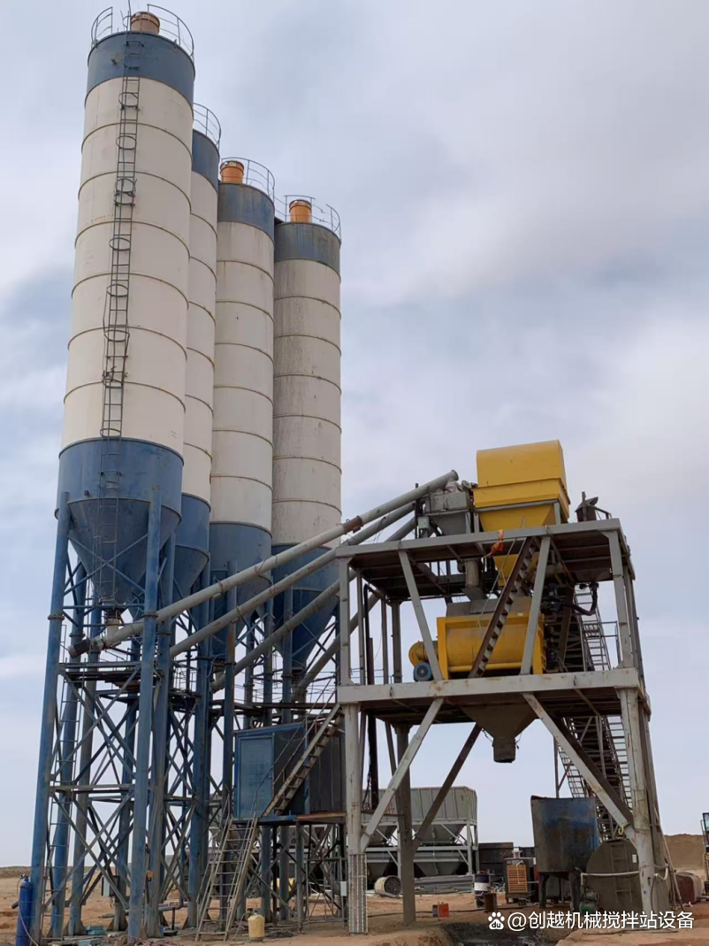 HZS180 Concrete Batching Plant 180 m3 per hour