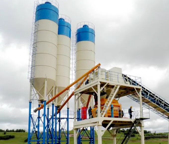 HZS60 Concrete Batching Plant 60m3/h